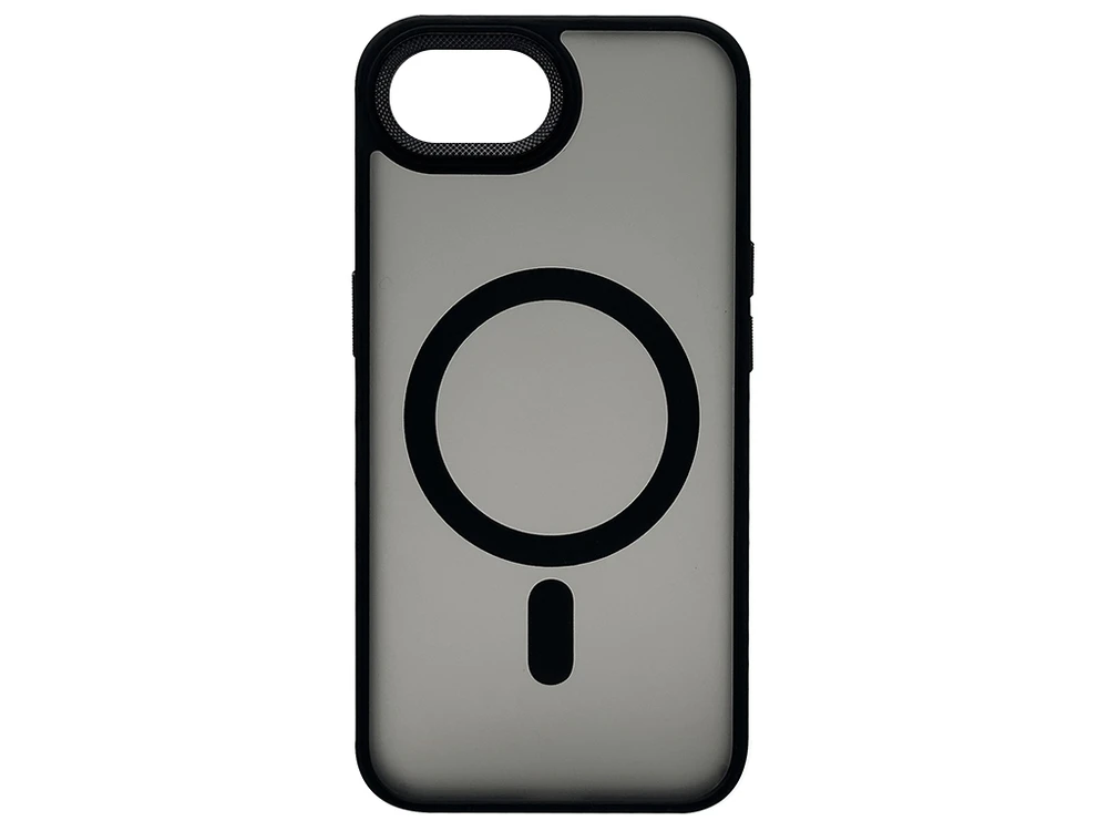 Shadow Matt Metal Buttons Corrugated MagSafe iPhone 16e black