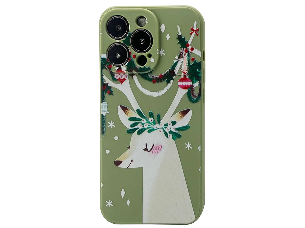 Силікон iPhone 13 Pro Green dreamy deer