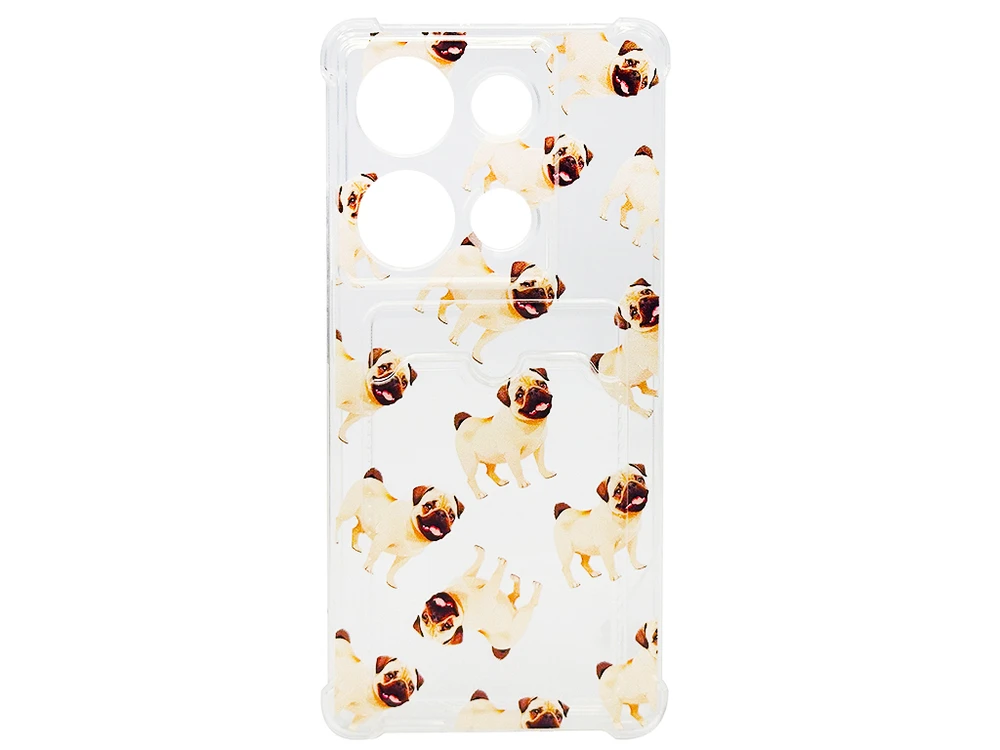 Ультрабронь CARD CASE Print Redmi Note 13 Pro 4G/Poco M6 Pro 4G/Redmi Note 14S Mops