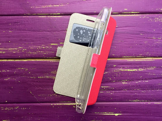 Книжка Premium 1 окно Samsung A8 (18) Red