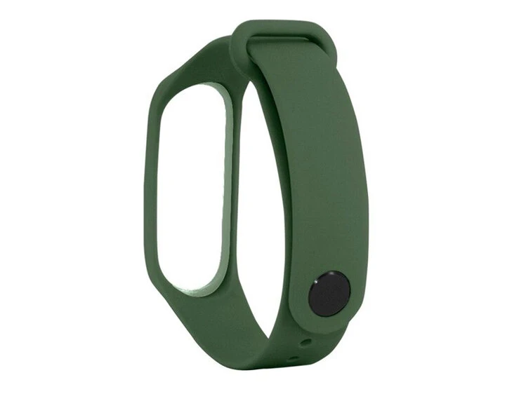 Ремінець силікон Mi Band 3/4 olive