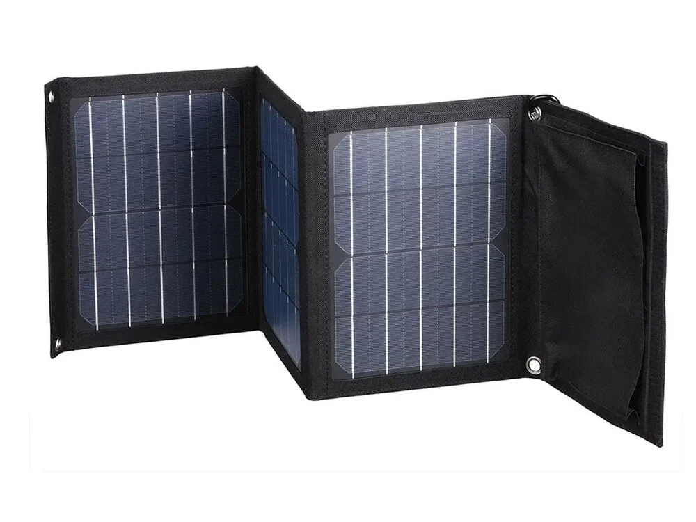 Портативна Сонячна Зарядна Станція Choetech 22W black