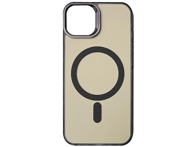 Накладка Magnetic Matte MagSafe iPhone 13/14 black