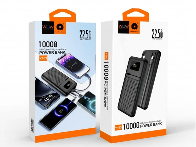 Power Bank WUW Y163 22.5W 10000mAh black
