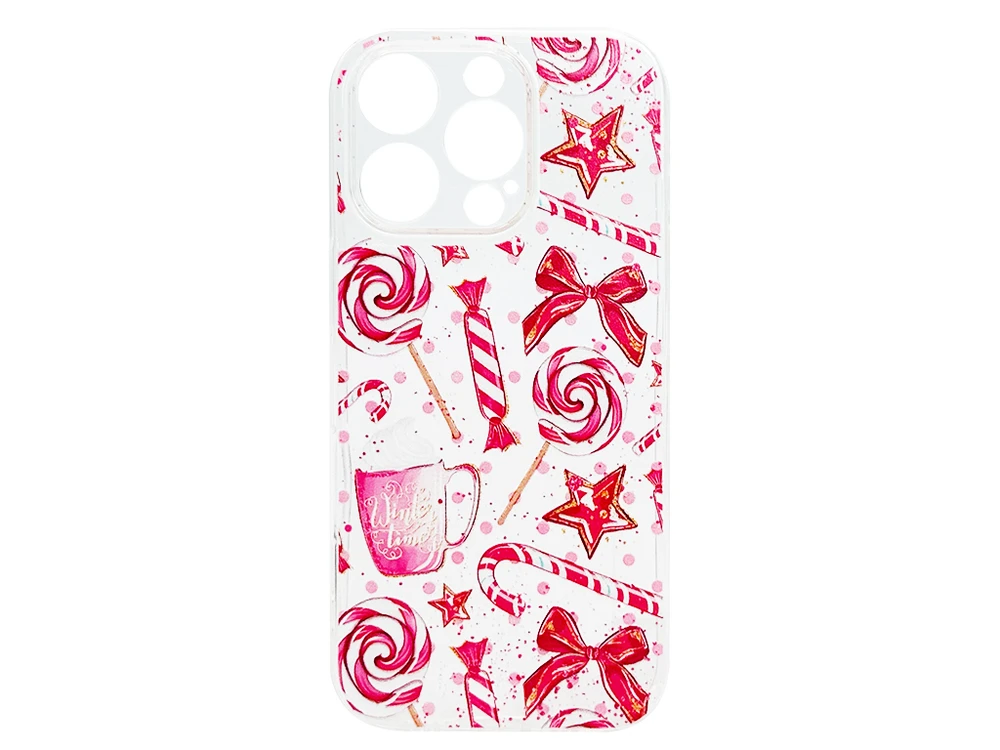 Накладка Silicone Sweets Camera iPhone 16 Pro clear