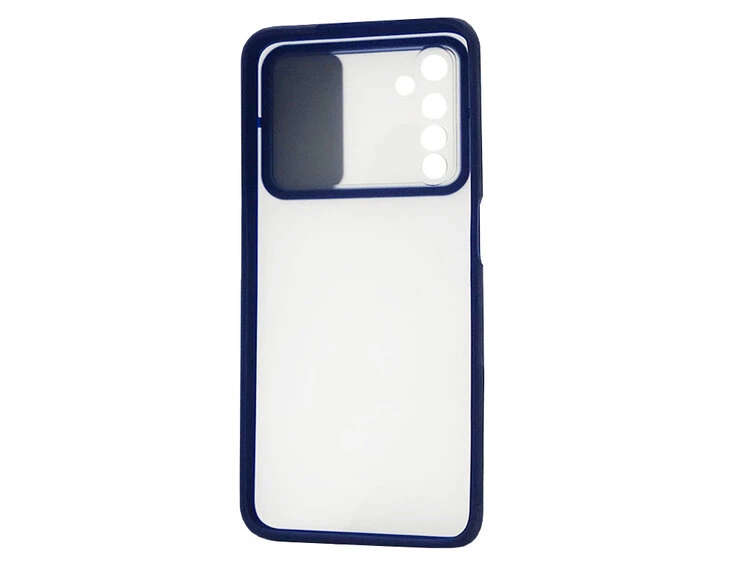 Matte case hide camera Realme 6 Pro blue