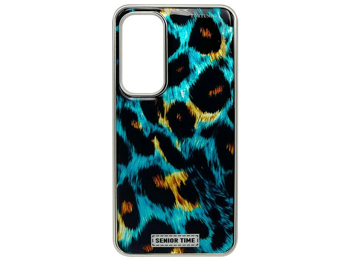 Накладка Fashion Leopard Heart Samsung S24 FE green