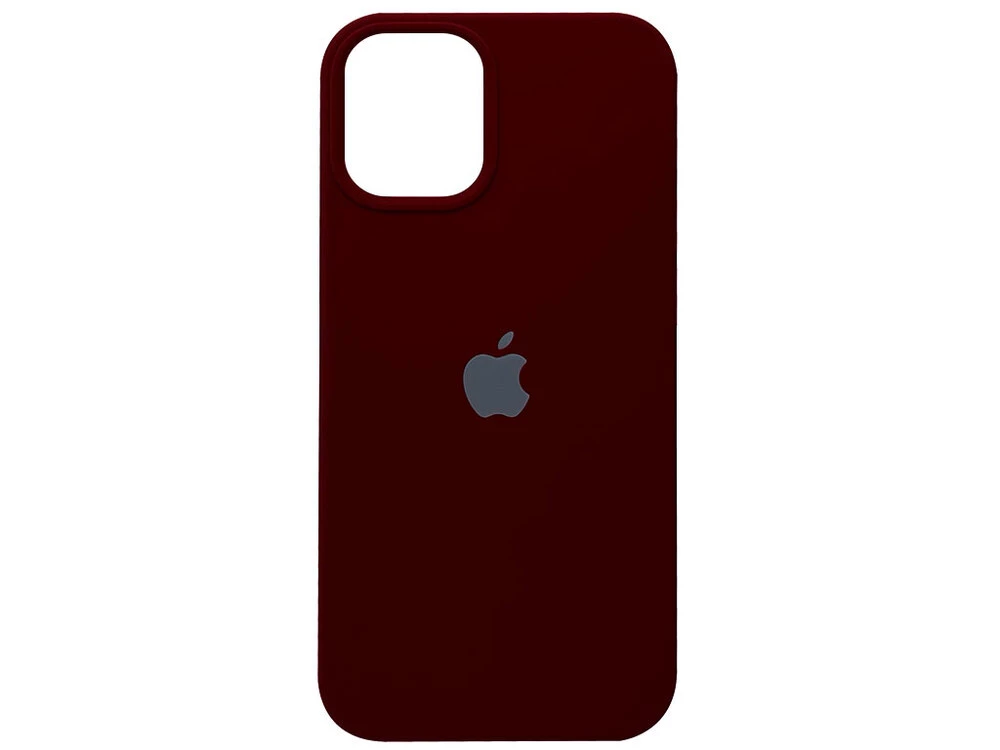 Case soft touch iP 12 mini (33) dark red