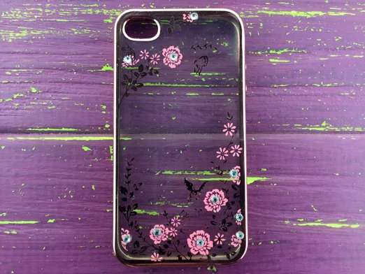 Electroplating с камін. метелик iPhone 4