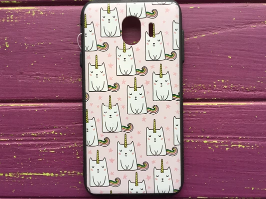 Чехол Pic Samsung J4(18) Cat-unicorn