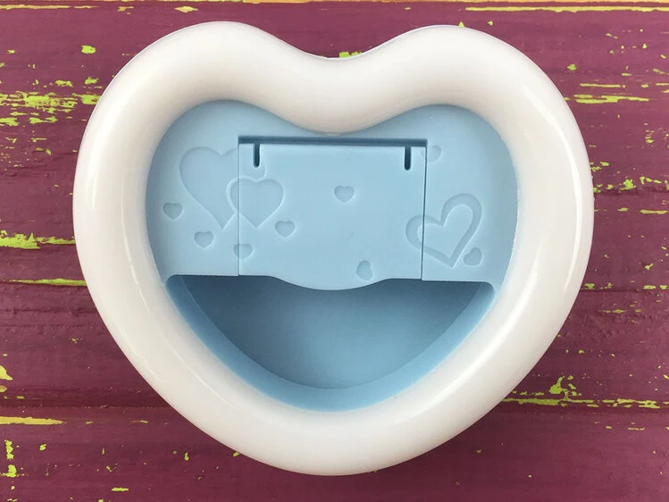 Селфи кольцо Heart blue