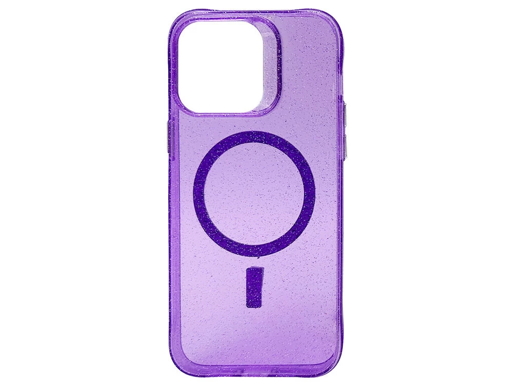 Накладка Radiance clear Magsafe iPhone 15 Pro Max purple