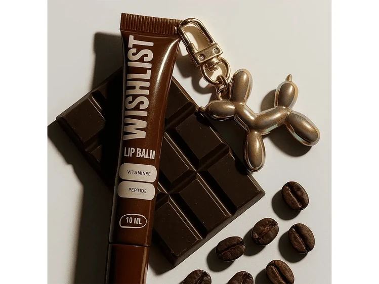 Lip Balm WISHLIST + брелок Baloon dog espresso noir