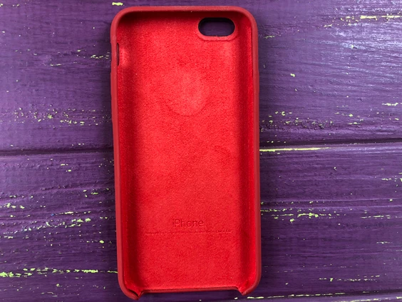 Case soft touch iP6+ (14) red