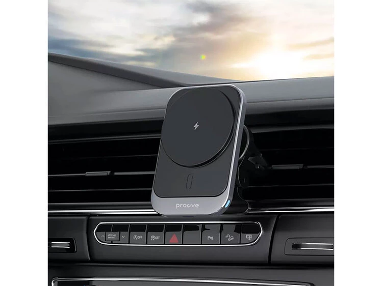 Holder Proove Square Magnetic Pro MagSafe Wireless 15W gray