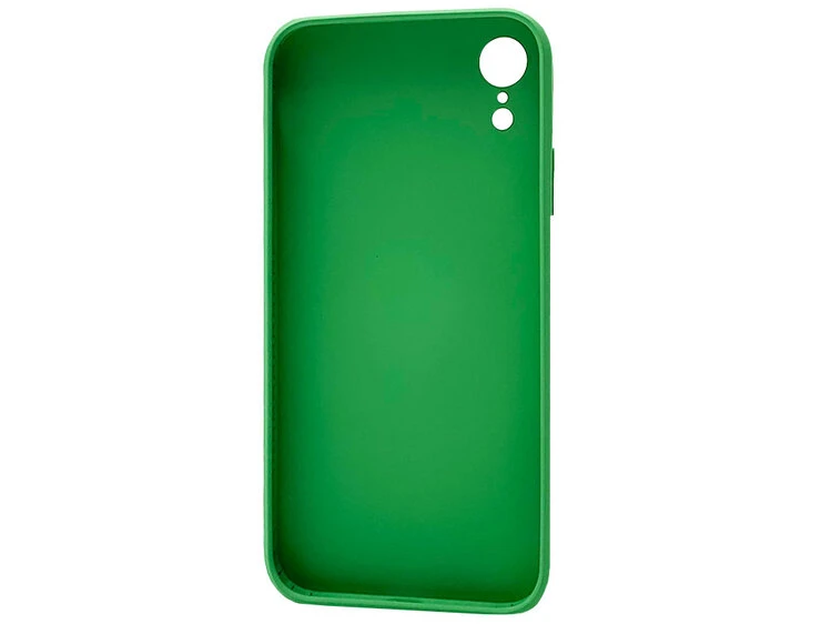 TPU+Glass Watercolor iPhone Xr see breeze lime