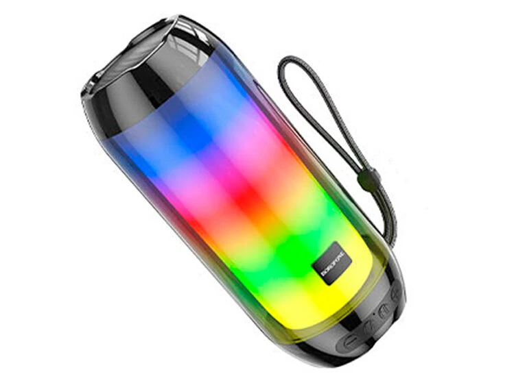 Bluetooth колонка BOROFONE BR25 colorful luminous black