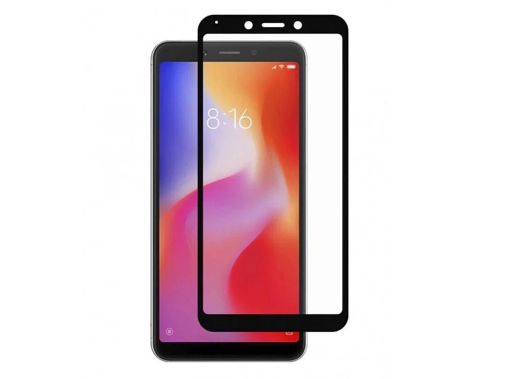 Скло 5D ТП Redmi 6/6A/7A black