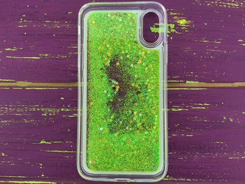 Акваріум блискітки iPhone X/Xs Green