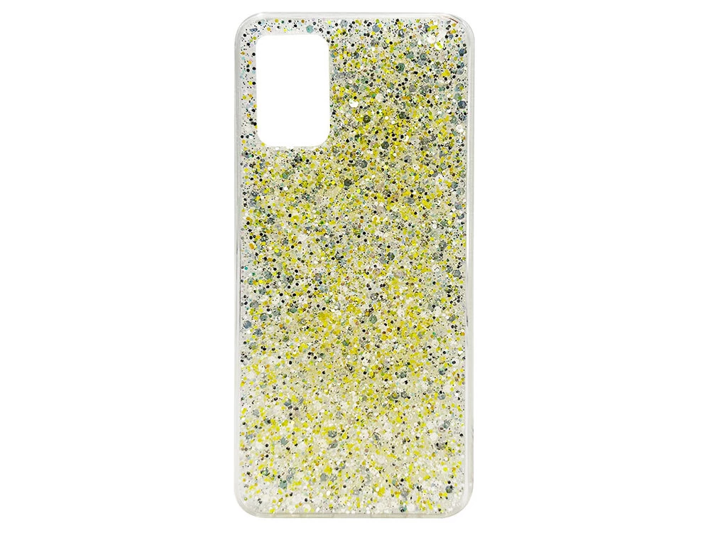 Чохол Diamond Confetti Samsung A03s gold
