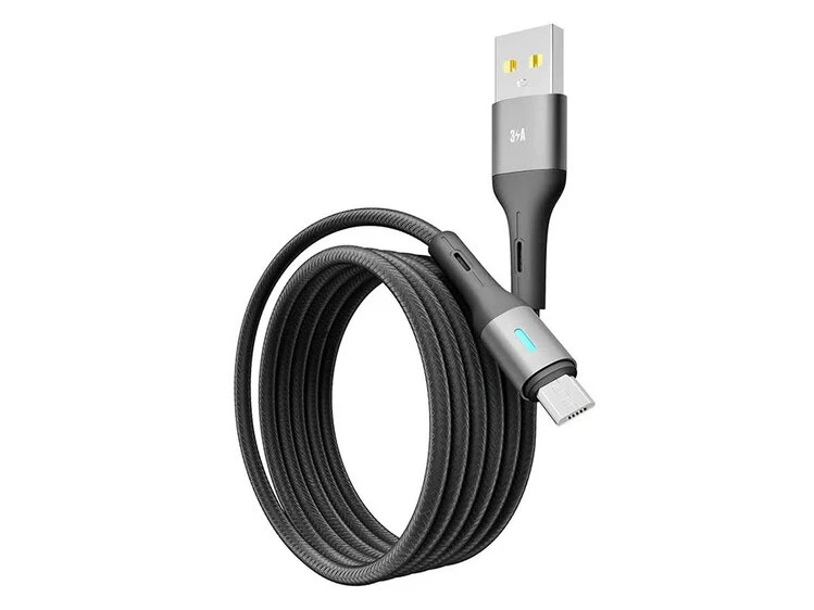 Кабель YOKI Led LE17 Micro 3A (1.2m) black