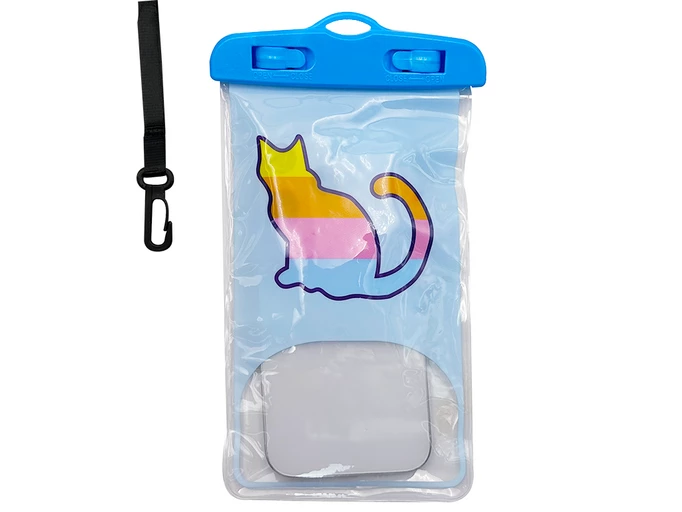 Чохол Водонепроникний Rainbow Cat 6.7 blue