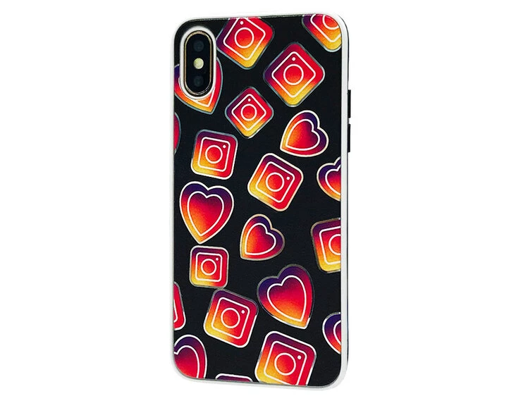Накладка Fashion iPhone X/Xs Instagram