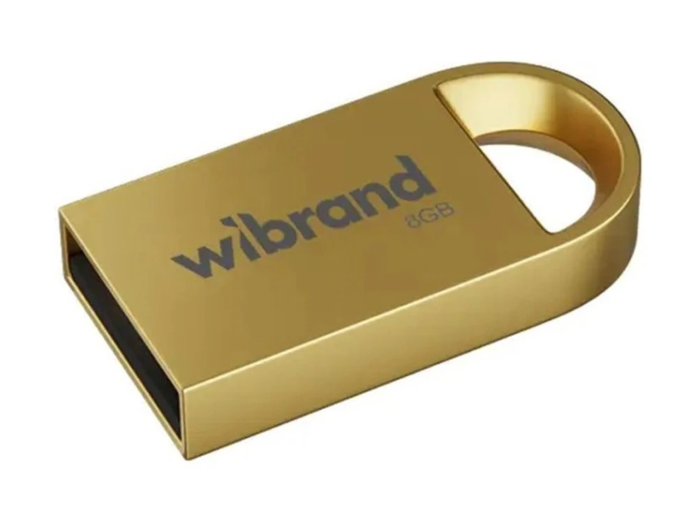 USB Flash 2.0 Wibrand Lynx 8Gb gold