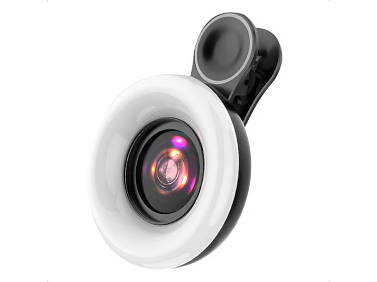 Макро лінза LQ-190 + led flash light black