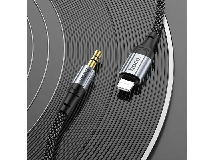 Кабель AUX Hoco UPA26 Type-C to 3.5 (1m) black