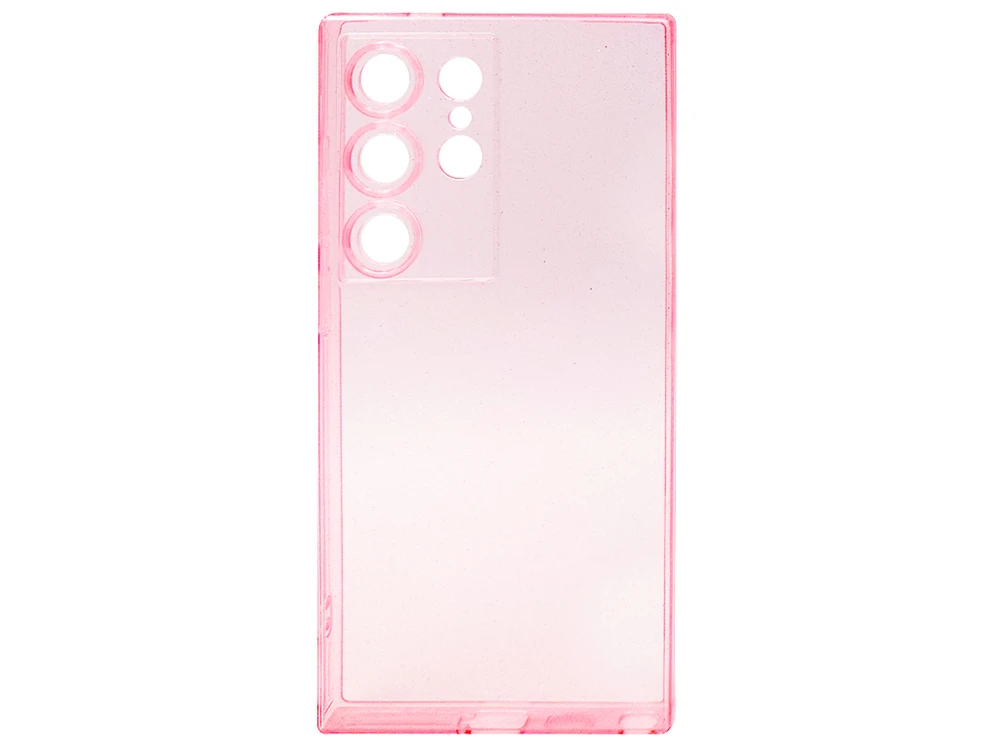 Накладка Shiny dust Samsung S24 Ultra pink
