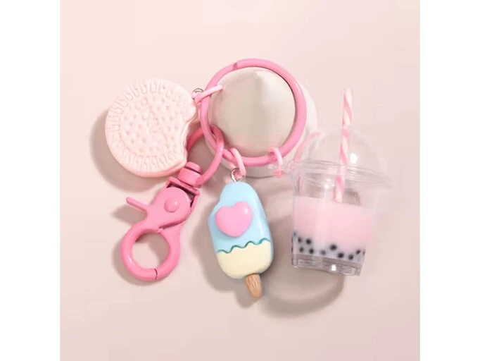 Брелок Bubble tee pink