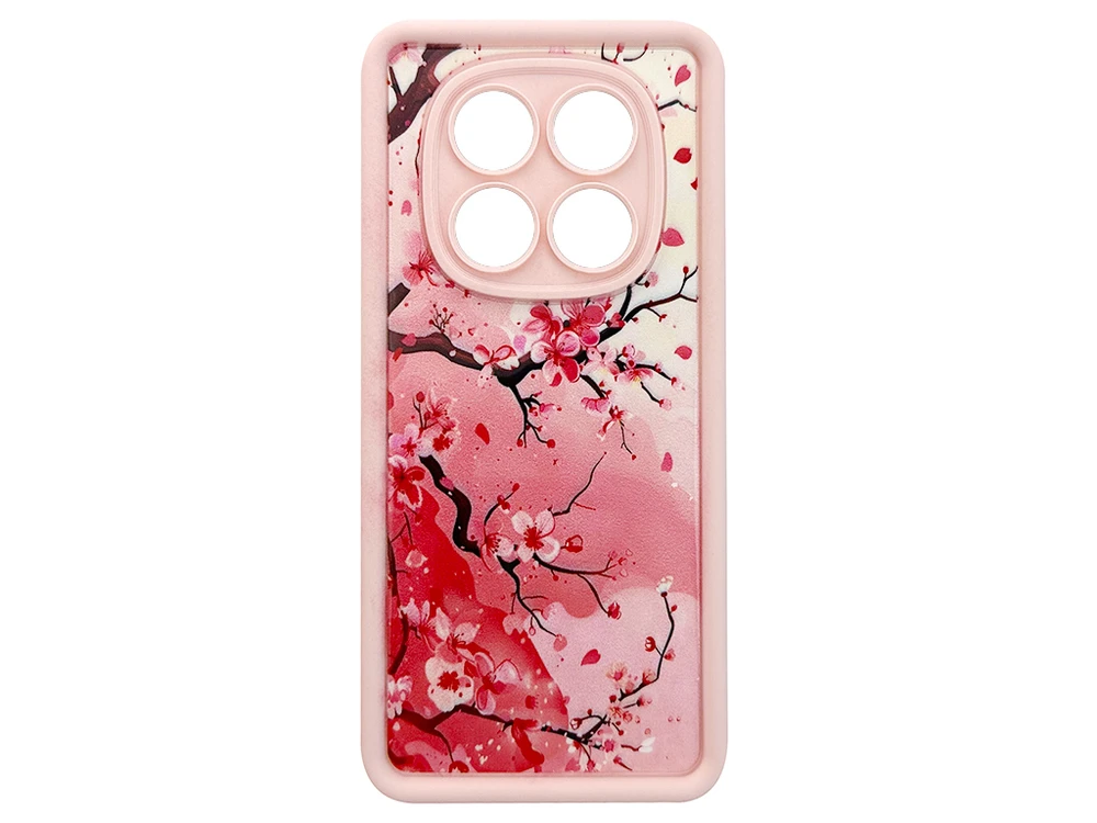 TPU Sakura Camera Redmi Note 14 Pro pink