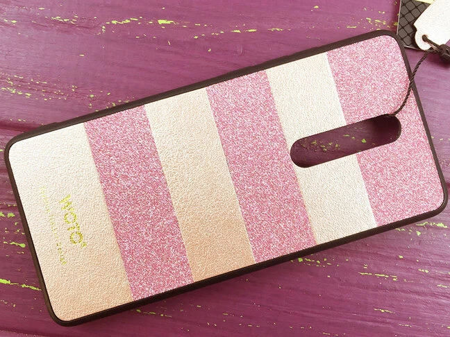 Накладка кожа SIBLING glitter Mi9T/Pro/K20 Pink