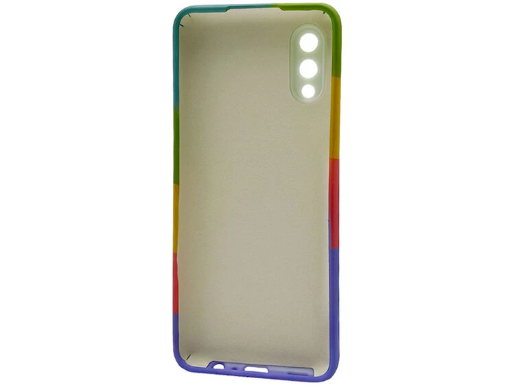 Copy Original Camera Colorfull Samsung A02 purple/mint