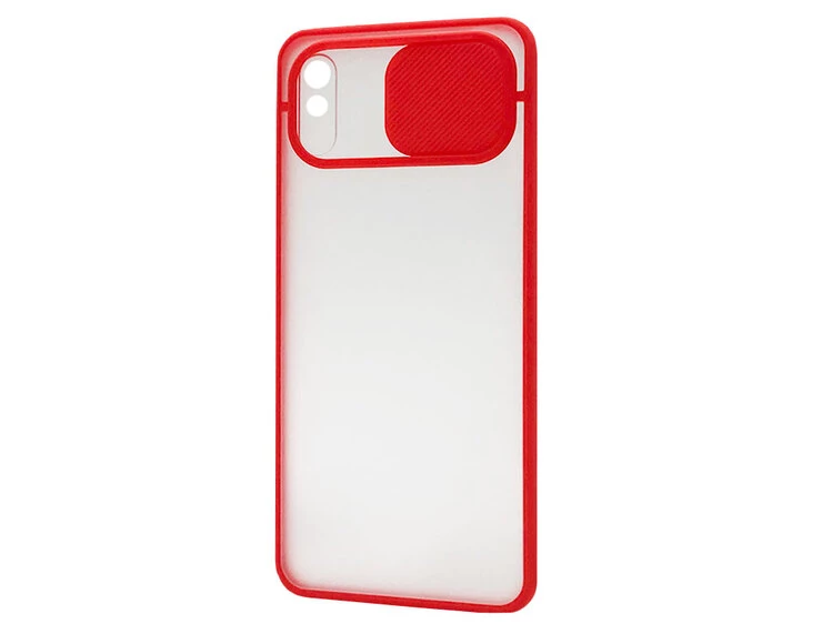 Matte case hide camera Redmi 9A red