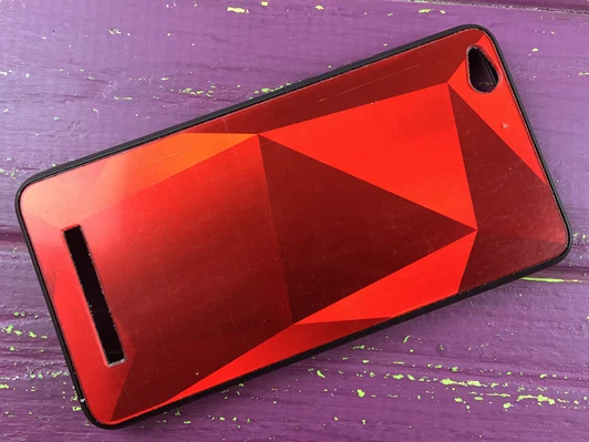 TPU+Glass Prizma Redmi 4a Красный
