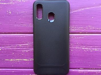 DK Spigen carbon Samsung A20/A30/M10s black