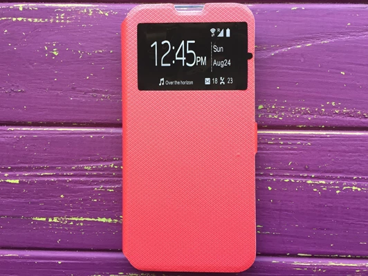 Книжка Premium 1 окно Samsung M20 Red