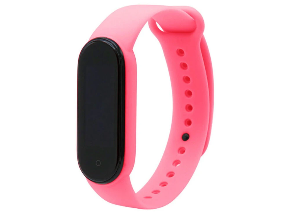 Ремінець силікон Mi Band 3/4 light pink