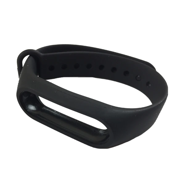 Силиконовый ремешок Mi Band 2 черный
