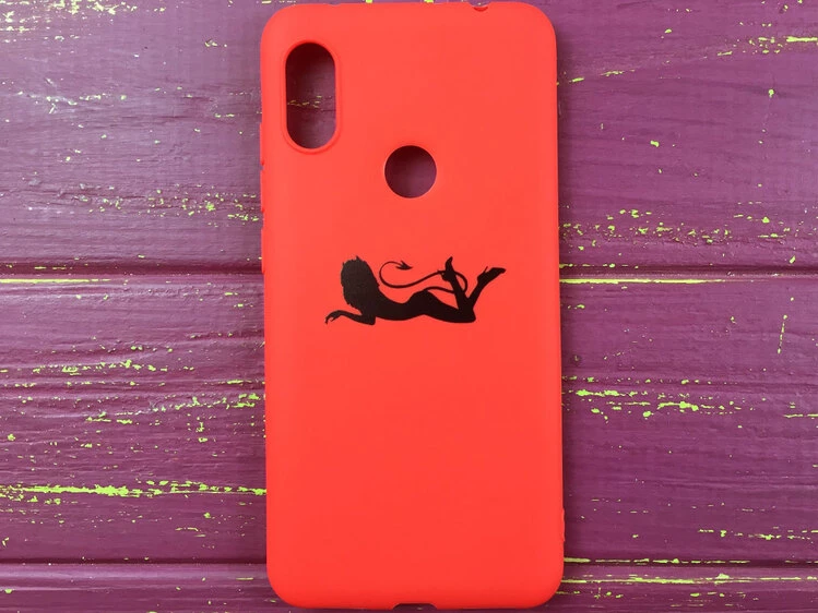 Силікон Candy Redmi Note6/6 Pro devil girl red