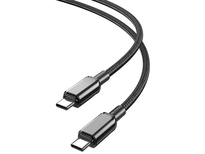 Кабель XO NB-Q250B Type-C to Type-C 60W (1m) black