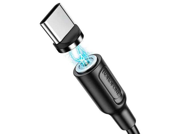 Кабель Borofone BX41 магнитный Type-C 3A (1м) черный