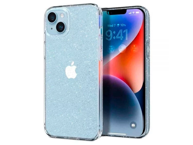 Силікон Золотий Пил iPhone 14+
