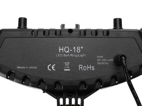 Led стійка 220V RGB HQ-18 46cm без штатива black