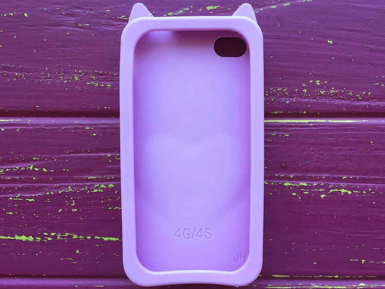 3D CAT&#039;S Love iPhone 4 Purple