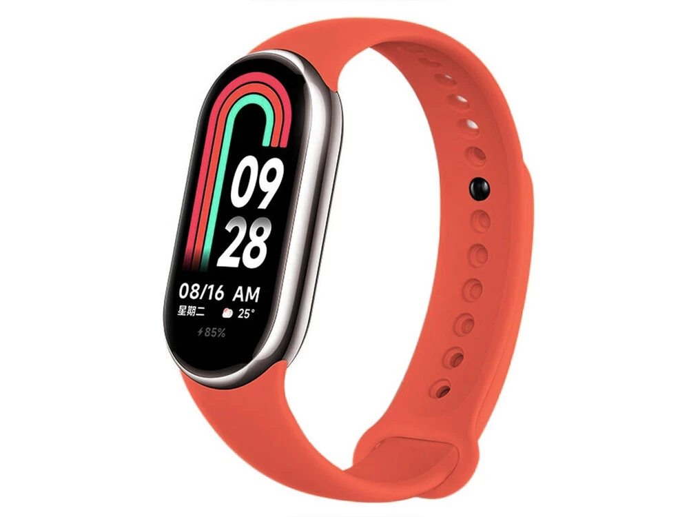 Ремінець силікон Mi Band 8/9 dark orange