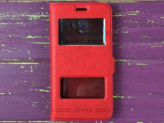 Кн.MOMAX 2 окна Samsung J2 Core/J260 красный