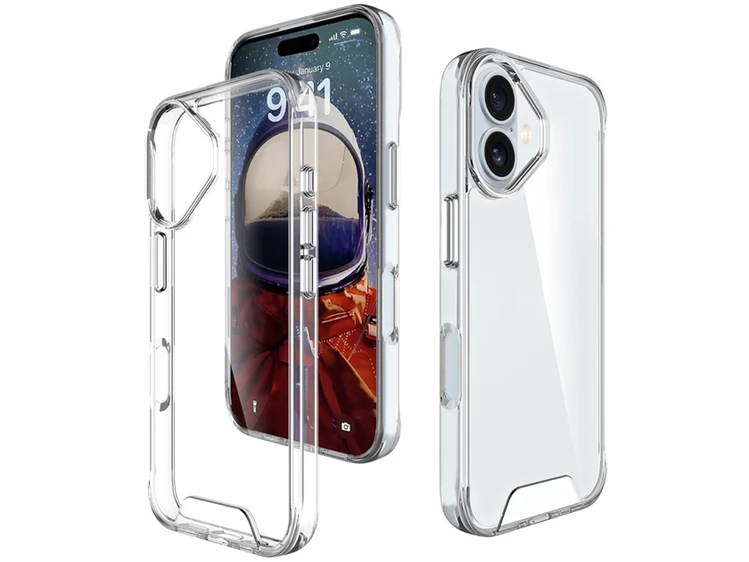 Space Drop Protection iPhone 17 clear